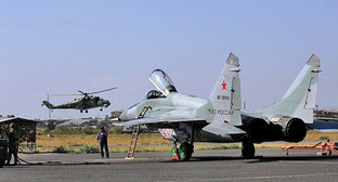 Учения истребительной и армейской авиации Южного военного округа на российской авиационной базе Эребуни. Армения. Фото: Пресс-служба Южного военного округа