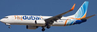 Самолет Boeing 737 авиакомпании FlyDubai. Фото: Ole Simon https://ru.wikipedia.org