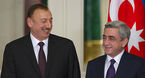 Встреча Сержа Саргсяна (справа) и Ильхама Алиева (слева). Фото: http://armenia-news.ru/03/vstrecha-prezidentov-armenii-i-azerbajdzhana-v-vashingtone-mozhet-ne-sostoyatsya/
