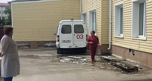 Больница в Цхинвале. 19 мая 2016 г. Фото Арсена Козаева для "Кавказского узла"