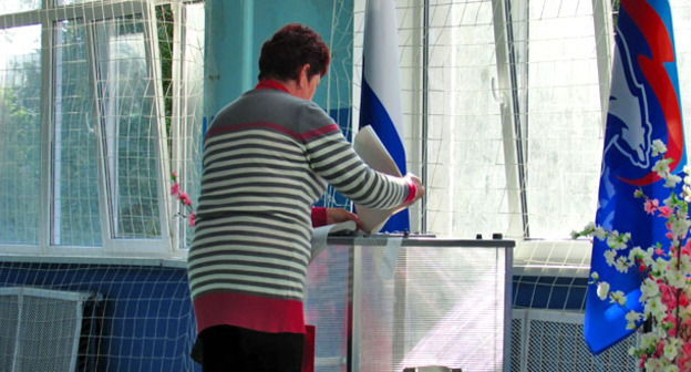 Предварительное голосование на счетном участке №34.81.015 в Волгограде. 22 мая 2016 г. Фото Вячеслава Ященко для "Кавказского узла"