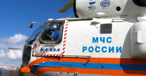 Вертолет МЧС. Фото: Римма Перминова ГУ МЧС по Краснодарскому краю