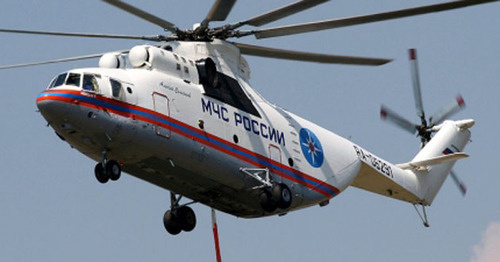 Поисково-спасательный вертолет МЧС. Фото http://04.mchs.gov.ru/