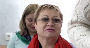 Екатерина Лукьяненко. Кадр из видео пользователя Астрахань 24 https://www.youtube.com/watch?v=-5yEGd6fMIQ