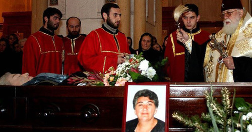 Похороны Мананы Джабелия. Декабрь 2006 г. Фото: RFE/RL