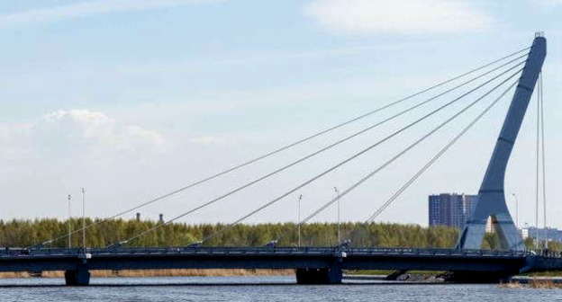 Мост в Санкт-Петербурге, которому хотят присвоить имя Кадырова. Фото https://ru.wikipedia.org