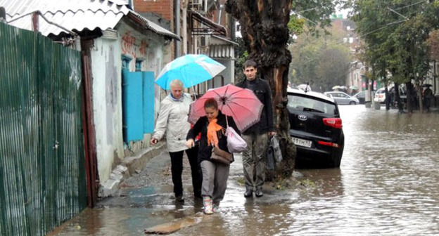 Ливень в Краснодаре. Фото Натальи Дорохиной для "Кавказского узла"