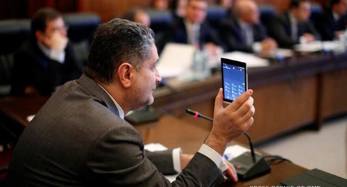 Презентация ArmPhone в Армении. Фото:www.gov.am