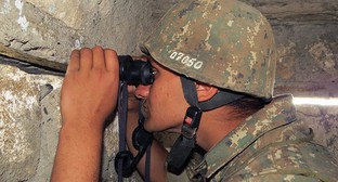 Солдат Армии обороны нагорного Карабаха. 5 июня 2016 года. Фото Алвард Григорян для "Кавказского узла"