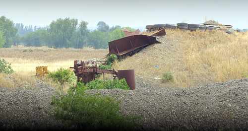 Вид на позиции армии Азербайджана. Фото: Алвард Григорян для "Кавказского узла"