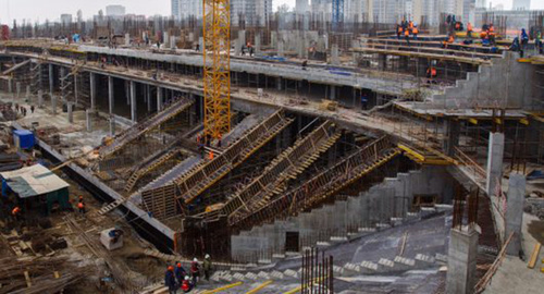 Строительство "Волгоград-Арены". Фото:  http://yugsn.ru/podryadchik-volgograd-areny-zapodozren-v-rastrate-111-millionov/