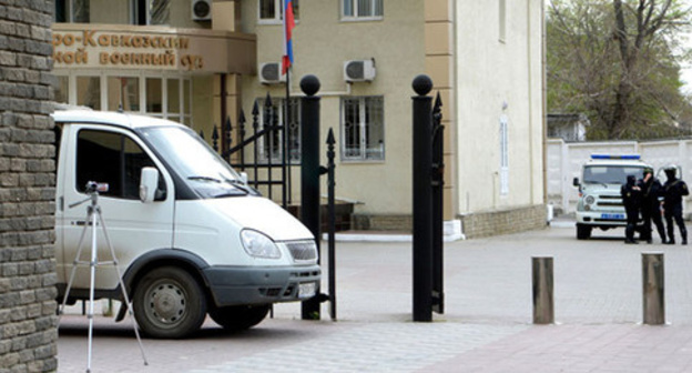 Северо-Кавказский окружной военный суд в Ростове-на-Дону. Фото Олега Пчелова для "Кавказского узла"