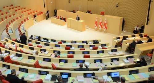 Заседание парламента Грузии 24 июня 2016 года. Фото: Parliament.ge
