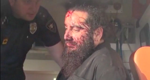 Архимандрит Габриэль. Скриншот из сюжета о священнике на телеканале "Рустави-2", Rustavi2.com