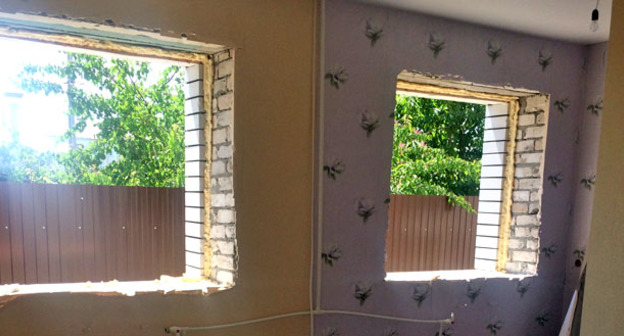 Демонтируемый дом в переулке Клубном, 10. Волгоград. Фото Татьяны Филимоновой для "Кавказского узла"