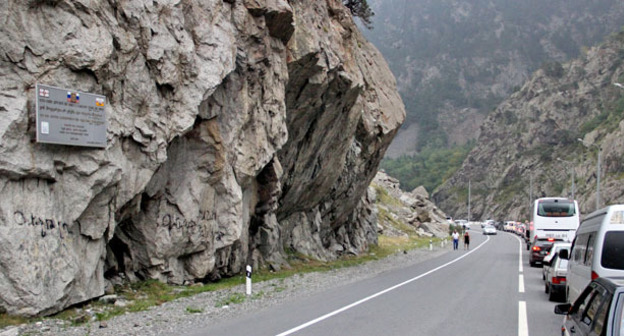 Военно-Грузинская дорога. Фото Магомеда Магомедова для "Кавказского узла"