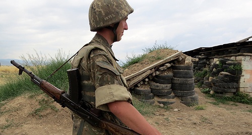 Солдат Армии обороны Нагорного Карабаха. Фото Алвард Григорян для "Кавказского узла"