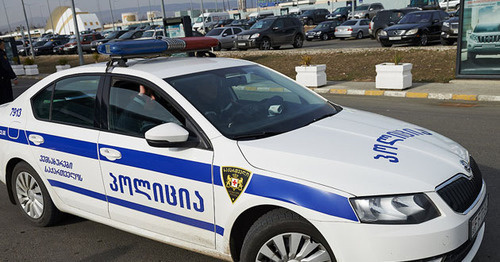 Полицейская машина.Грузия. Фото: Alex Imedsshvili, Newsgeorgia