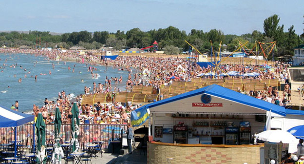 Пляж в Анапе. Фото: Артём Топчий https://ru.wikipedia.org