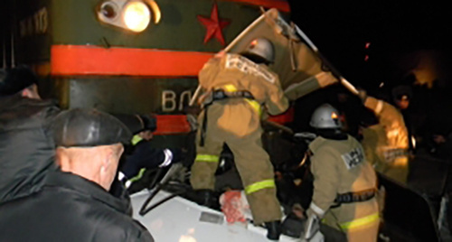 Работа спасателей на месте трагедии. Фото: http://07.mchs.gov.ru/operationalpage/operational/item/3917503/