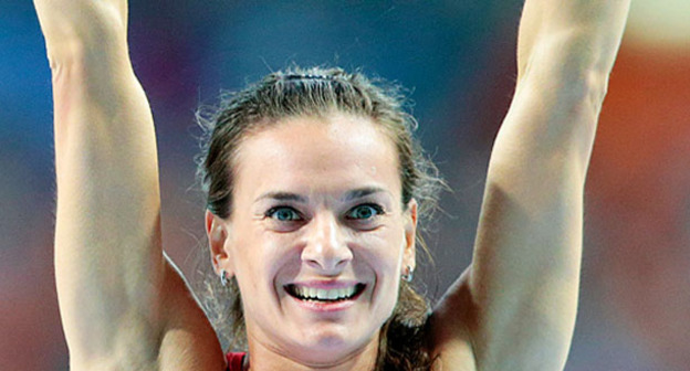 Елена Исинбаева. Фото: Augustas Didžgalvis https://ru.wikipedia.org