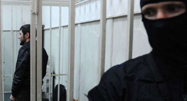 Подозреваемый в убийстве политика Бориса Немцова Заур Дадаев. Фото: Maxim Bilnov (RFE/RL)