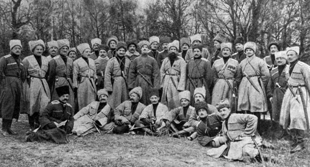 2-я бригада Кавказской туземной бригады. Иллюстрированное приложение к газете «Новое Время» за ноябрь 1914 года, № 13894. Фото https://ru.wikipedia.org