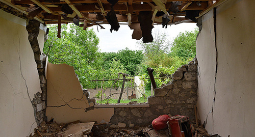 Разрушенные дома Агдамского района Азербайджана. Фото: © Sputnik/ Murad Orujov