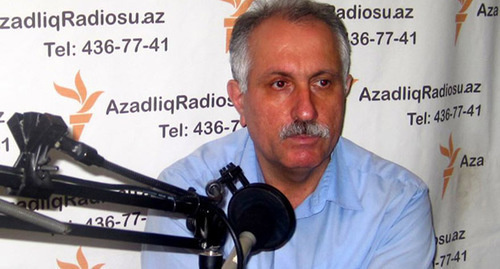 Директор информационного  агентства Turan Мехман Алиев. Фото: RFE/RL