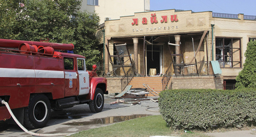Банкетный зал Лайли после взрыва газа. Фото: http://www.mchsmedia.ru/newsline/item/6513200/
