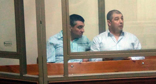 Анастас Тильгеров и Сергей Зиринов в зале суда, 9 августа 2016 года. Фото Константина Волгина для "Кавказского узла"