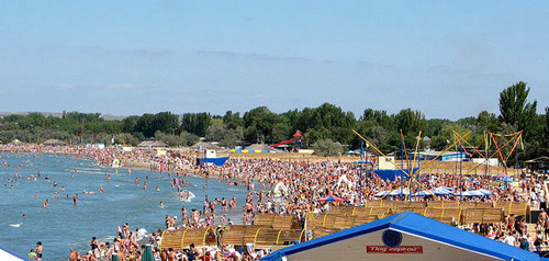 Пляж в Анапе. Фото: Артём Топчий https://ru.wikipedia.org/