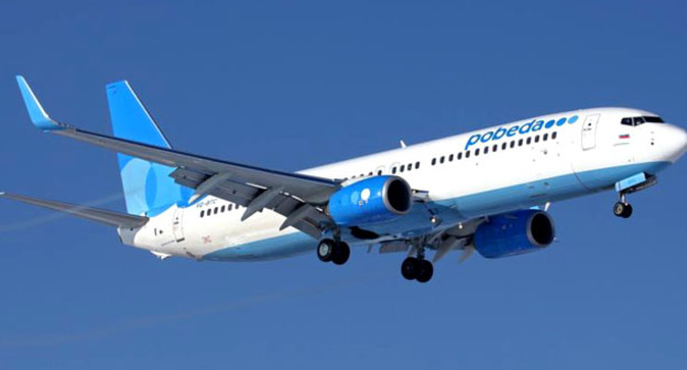 Самолет авиакомпании "Победа". Фото http://www.yugopolis.ru/