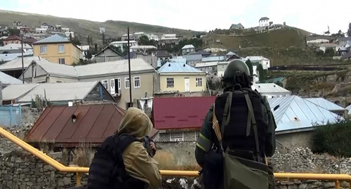 Сотрудники силовых структур во время КТО в Дагестане. Фото: http://nac.gov.ru