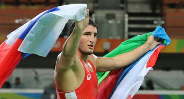 Олимпийский чемпион по вольной борьбе Абдулрашид Садулаев из Дагестана. Фото: Григорий Аванян, Федерация спортивной борьбы России, Wrestrus.ru
