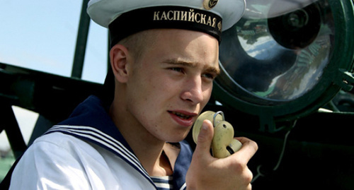 Моряк Каспийской флотилии. Фото: http://mil.ru