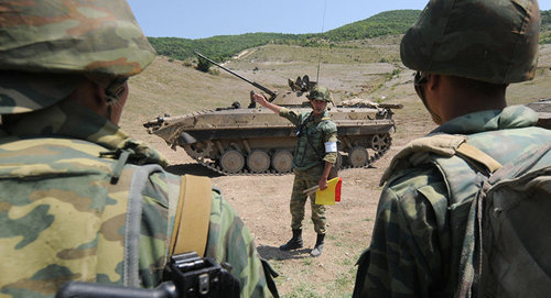 Военные учения. Южная Осетия. Фото: Sputnik/Сергей Карпов