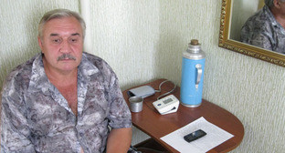 Дмитрий Бондаренко, участник голодовки. Гуково, 24 августа. Фото Константина Волгина для "Кавказского узла"