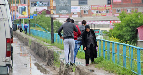 Жители Хасавюрта. Дагестан. Фото Магомеда Магомедова для "Кавказского узла"