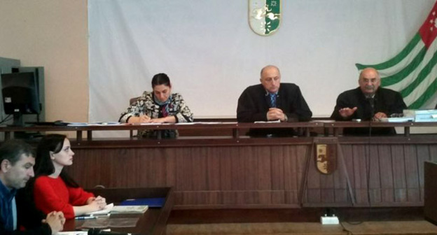 На судебном заседании по делу об убийстве Сергея Клемантовича. Сентябрь, 2015 г. Фото: RFE/RL