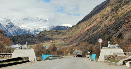 Въезд в национальный парк Приэльбрусье. Фото Анны Черныш для "Кавказского узла"