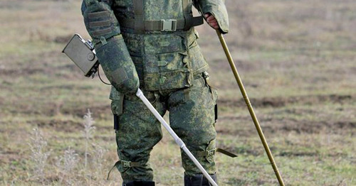 Военный сапер. Фото http://www.kavkaz-uzel.eu/articles/288730/