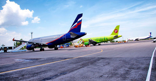 Перрон аэропорта Волгоград. Фото: Ромариоф https://ru.wikipedia.org