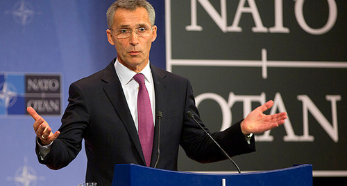 Генеральный секретарь НАТО Йенс Столтенберг. Фото: http://www.nh1.com/news/nato-ministers-condemn-russia-support-ukraine/