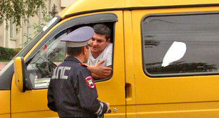 Сотрудник правоохранительных органов. Фото Вячеслава Ященко для "Кавказского узла"