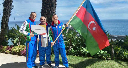 Азербайджанские параолимпийцы. Фото: http://m.sportbox.az/other/131090/azerbajdzhanskie-paralimpijcy-zavoevali-chetyre-medali-na-chempionate-evropy-v-portugalii
