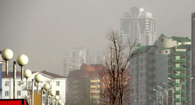 Ураган в Грозном. Фото Магомеда Магомедова для "Кавказского узла"