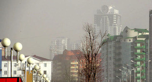 Ураган в Грозном. Фото Магомеда Магомедова для "Кавказского узла"