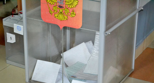 Урна для голосования. Фото Светланы Кравченко для "Кавказского узла"