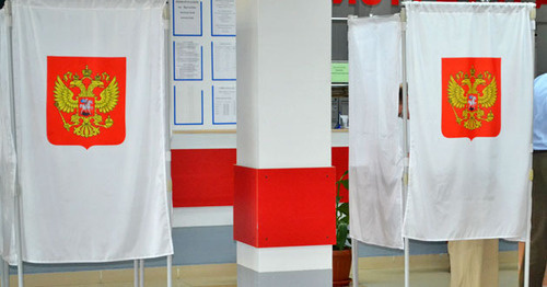 Кабинки для голосования. Фото Светланы Кравченко для "Кавказского узла"